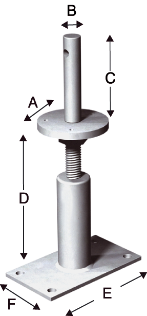 Stützenfuss PGS 180-245