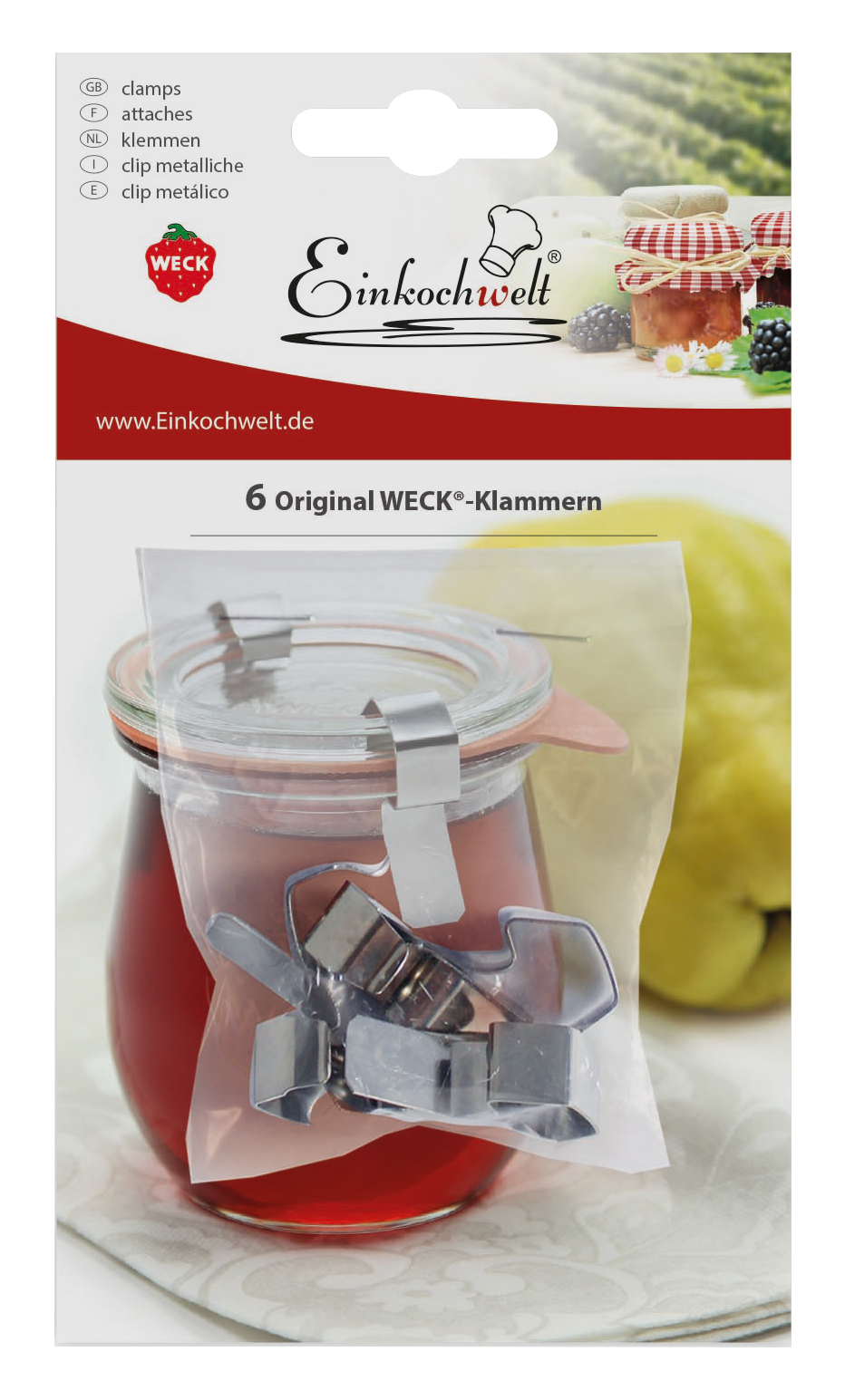Klammern 6Stück