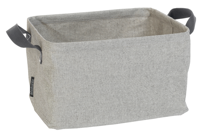 Wäschekorb faltbar grau 35l