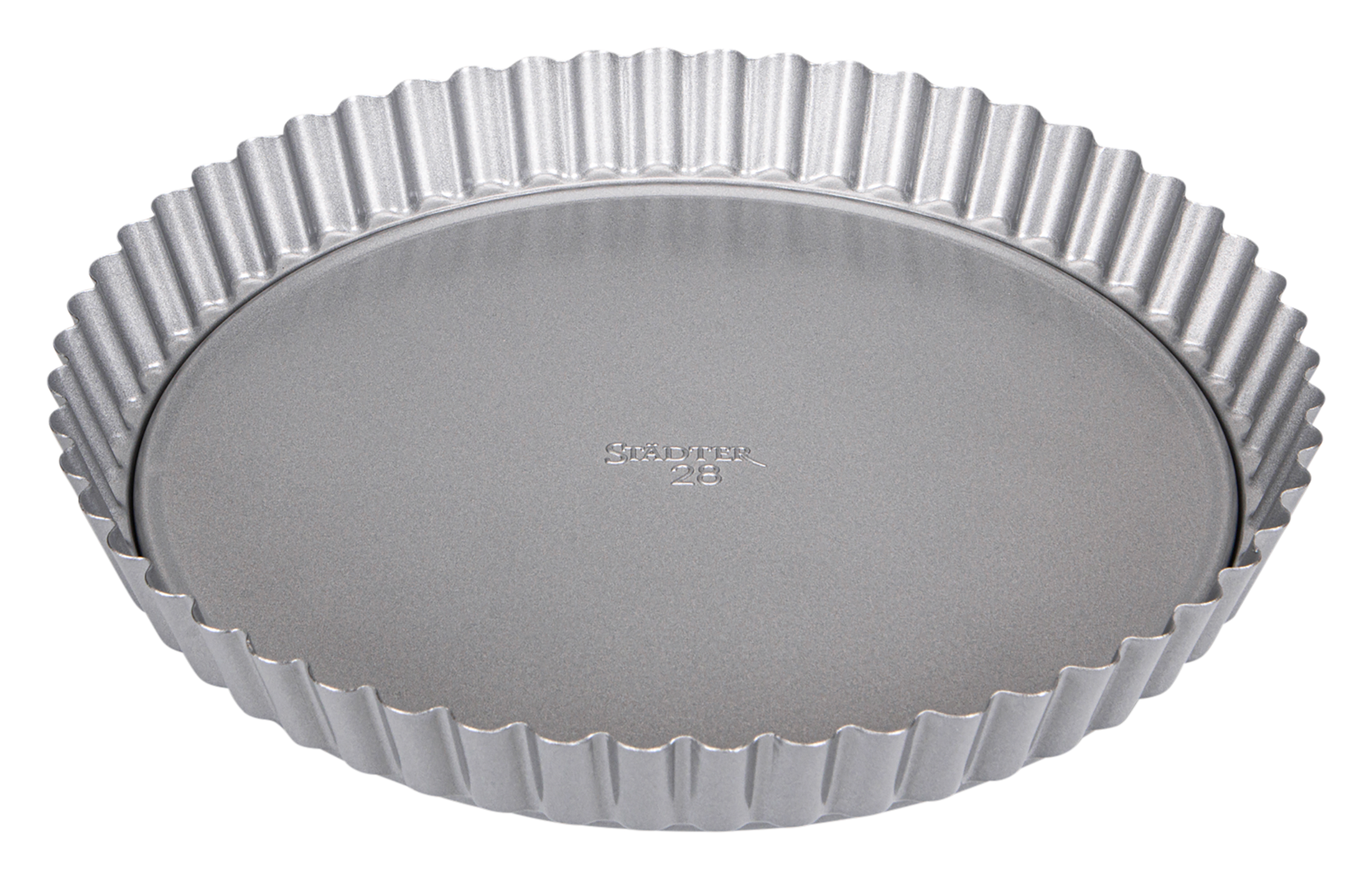 Tarteform m.Hebeb.ø 28cm silb