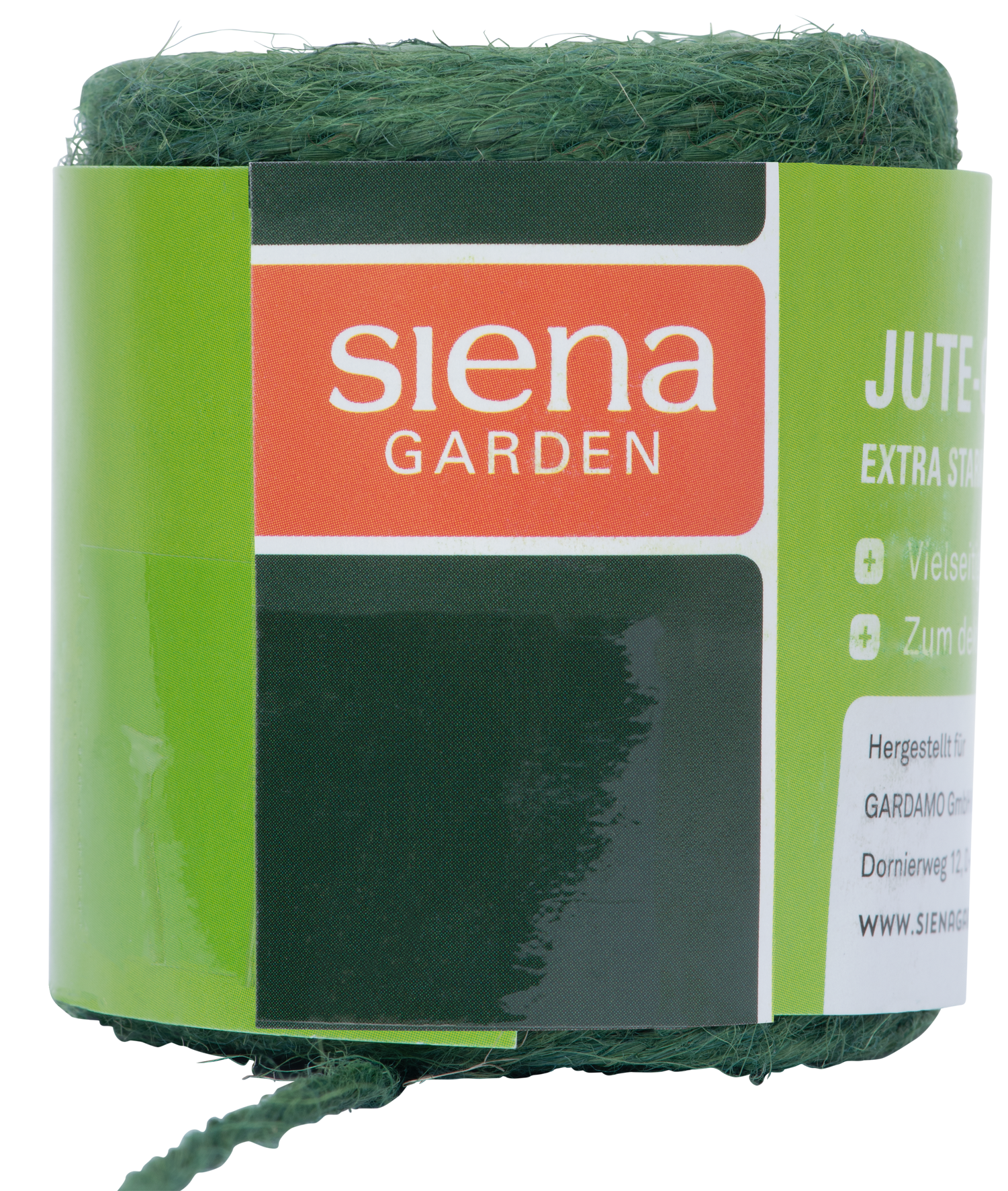 Jutegarn 50 m ø 4.5 mm grün