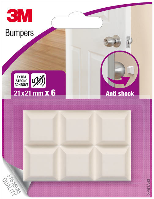 Schutzp.Bum. 21 mm 6St. weiss