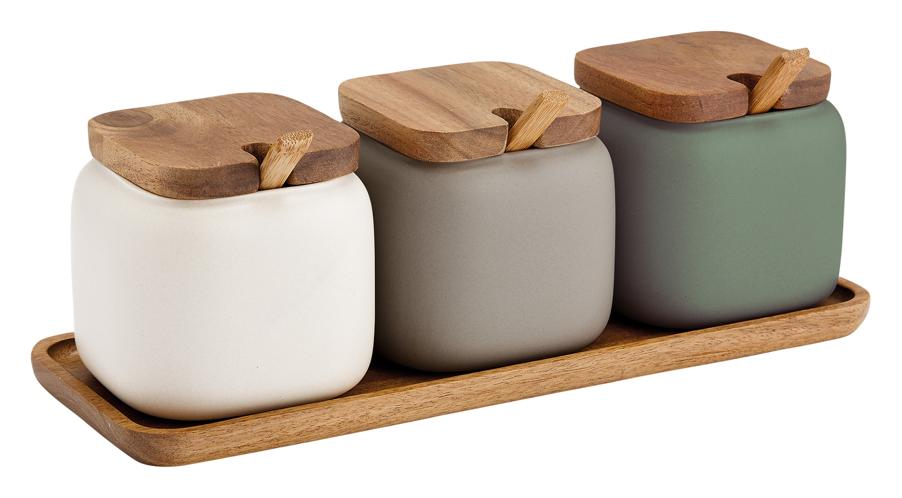 Aufbewahrungsdosen-Set 3farbig