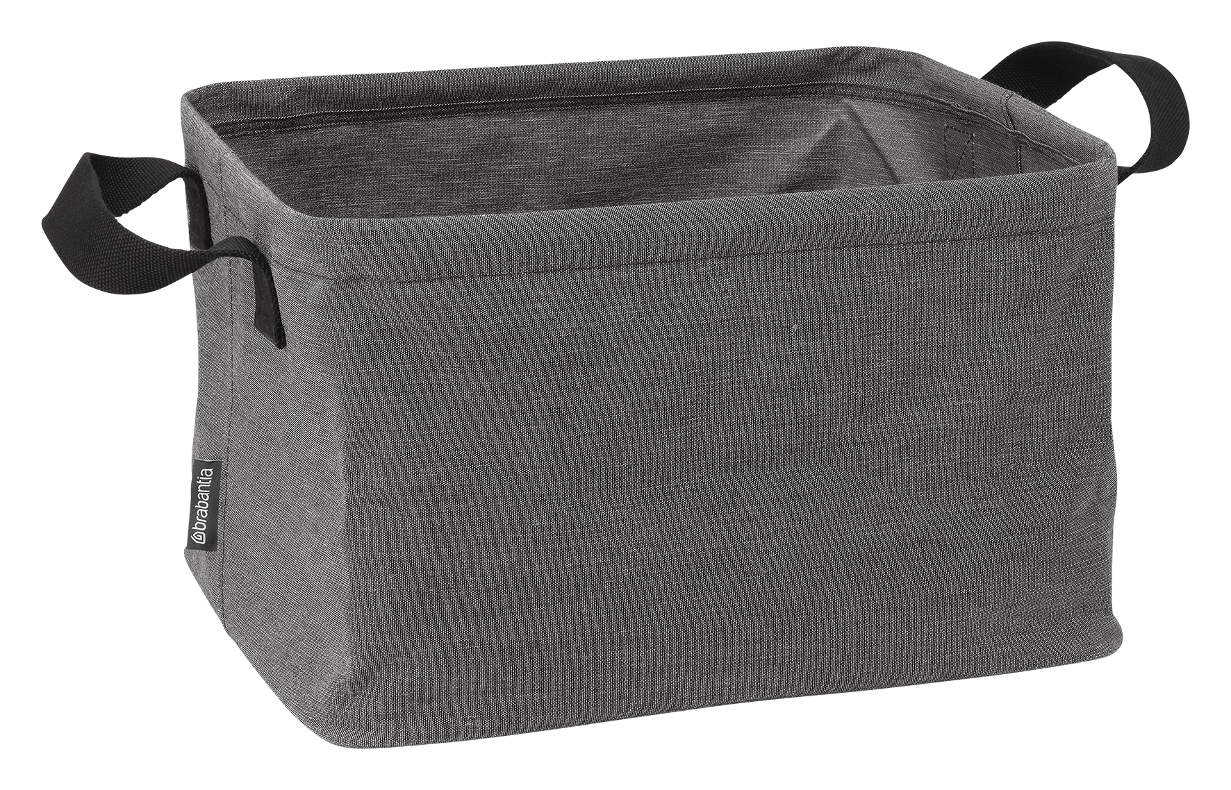 Wäschekorb faltbar black 35l