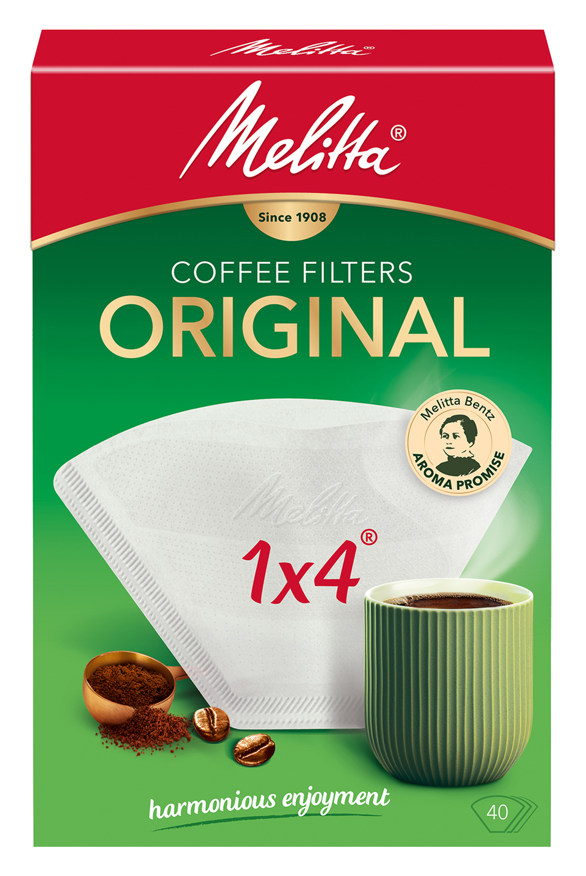 Filtertüten Or 1x4 40St Ws