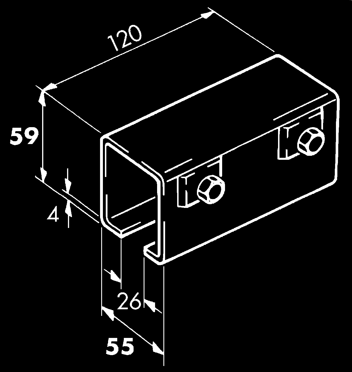 Schienenverbindung Porta 600