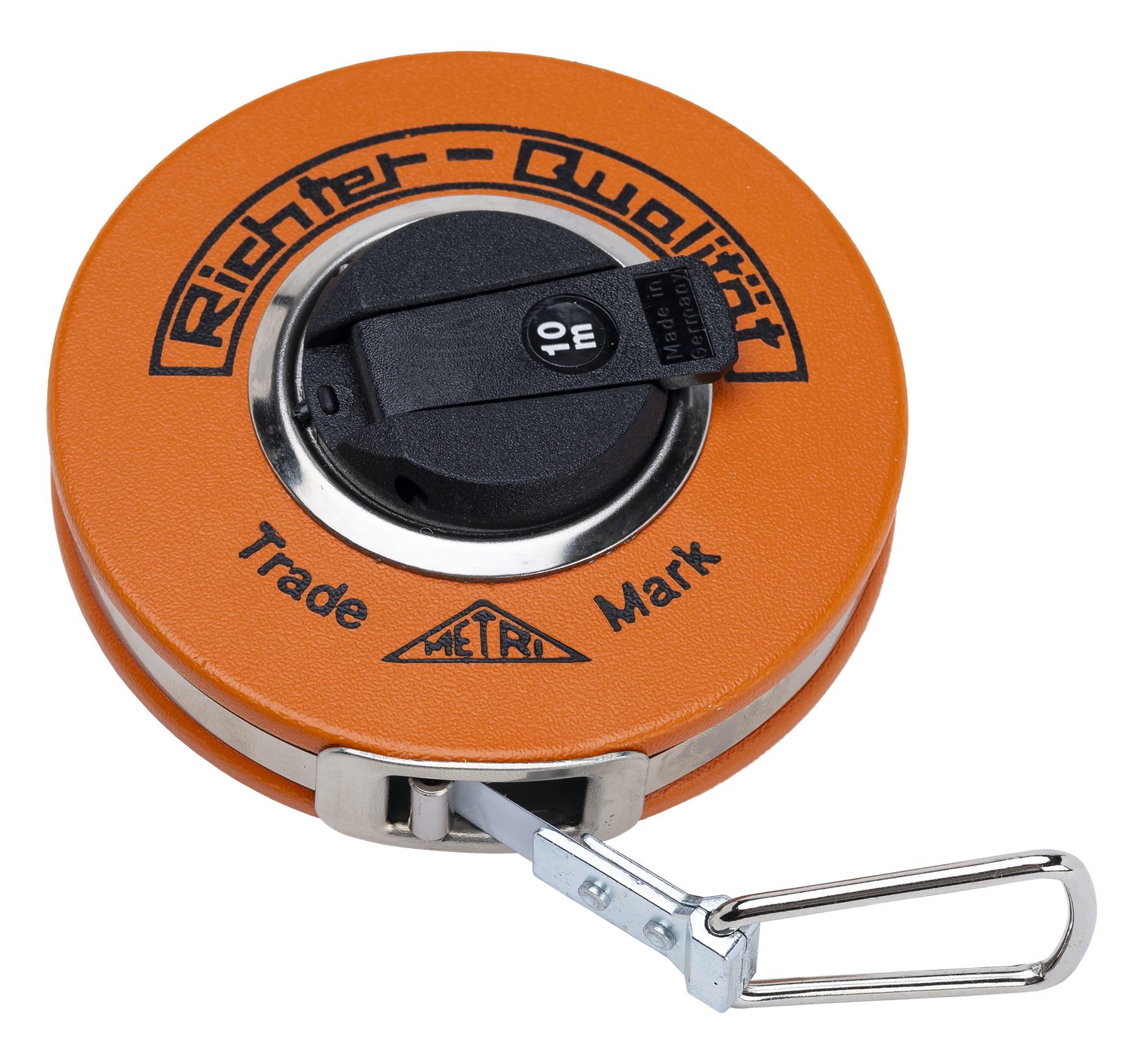 Kapselbandm. Stahl 10 m 10 mm