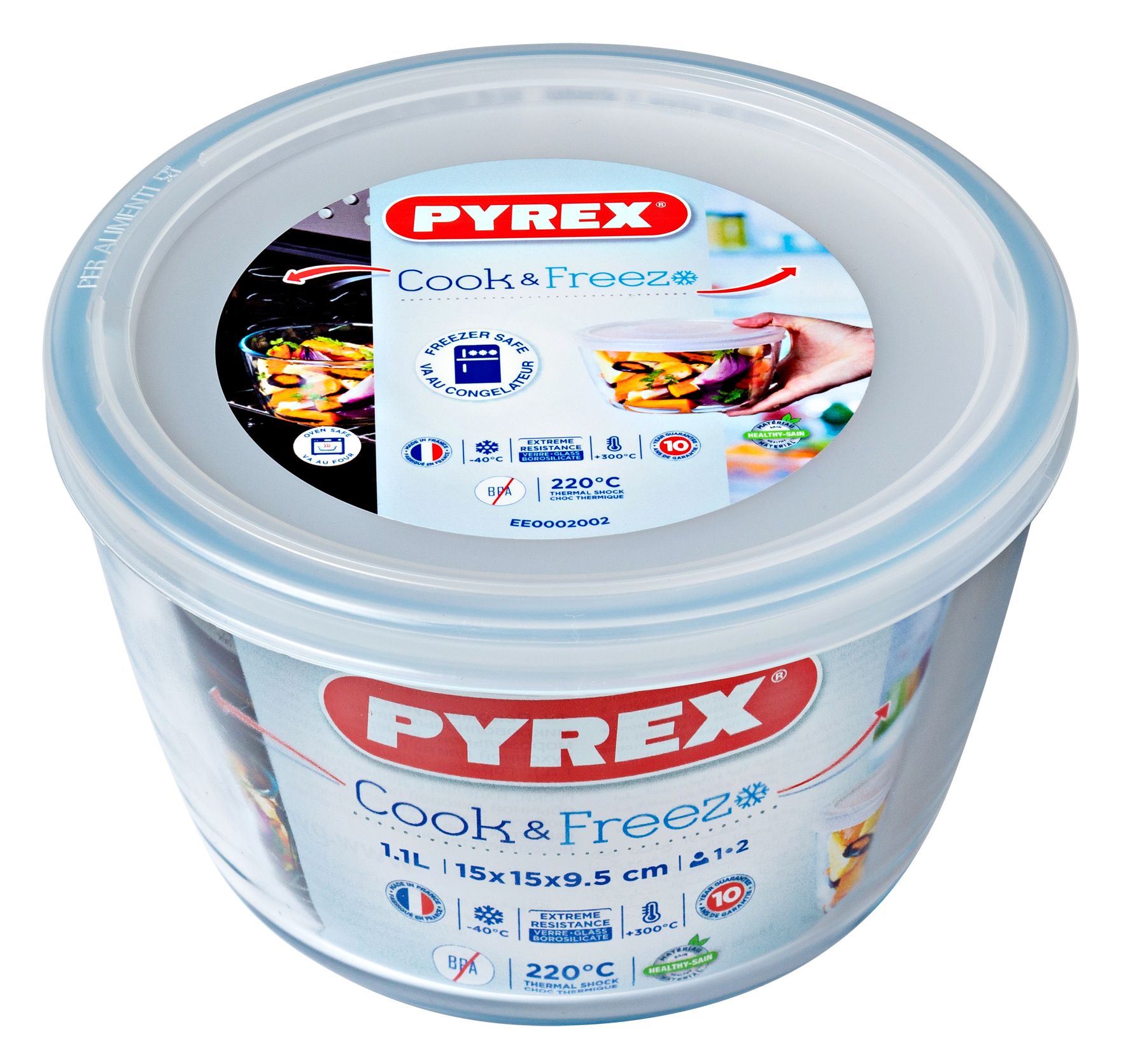 Auflaufform m.D. rund 1.1l