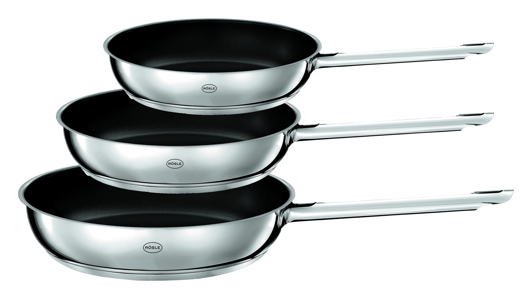 Bratpf.-Set Pureel. 3-teilig