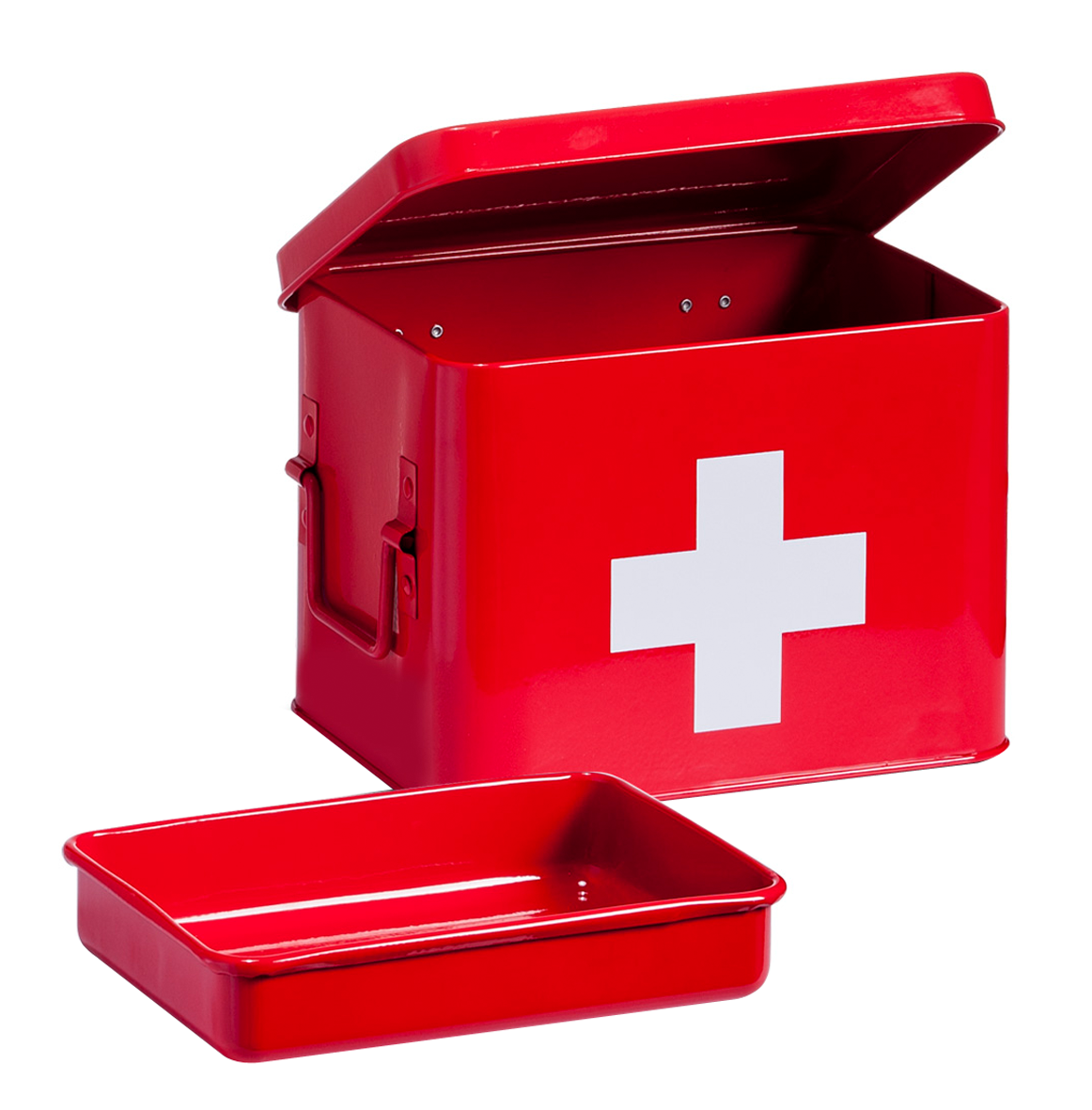 Medizinbox Metall rot 21.5cm