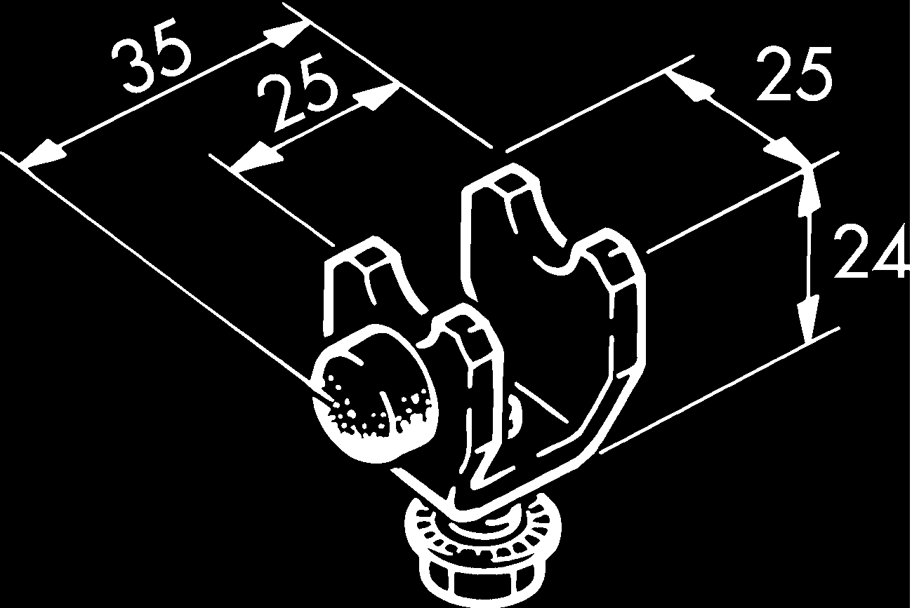 Stopper o Feder Porta 60/100