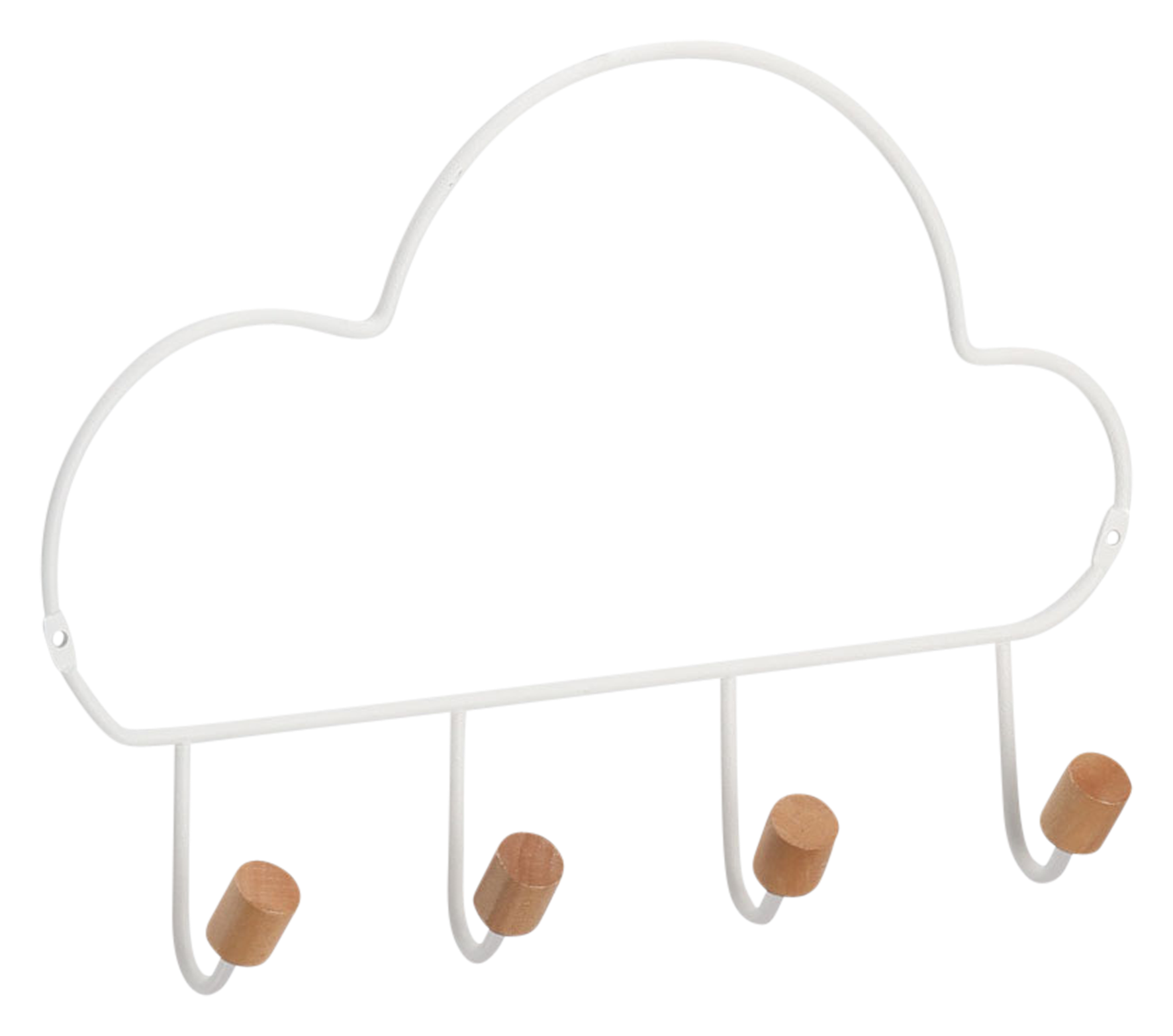 Hakenleiste Cloud weiss 30 cm