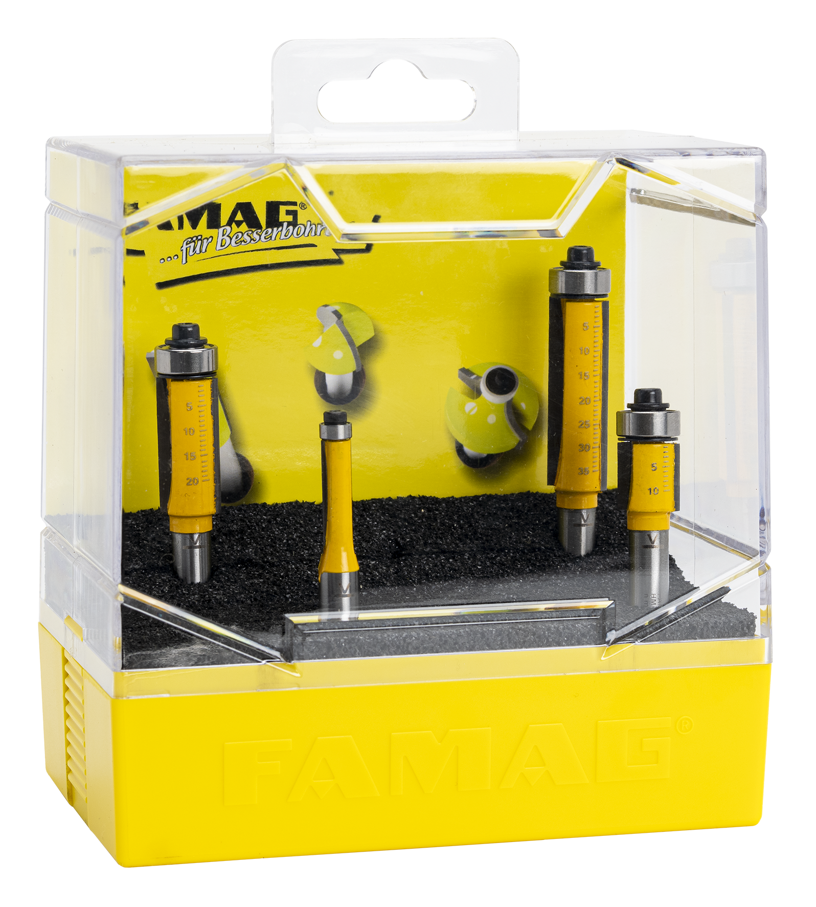 Bündigfräserset HM 4tlg.