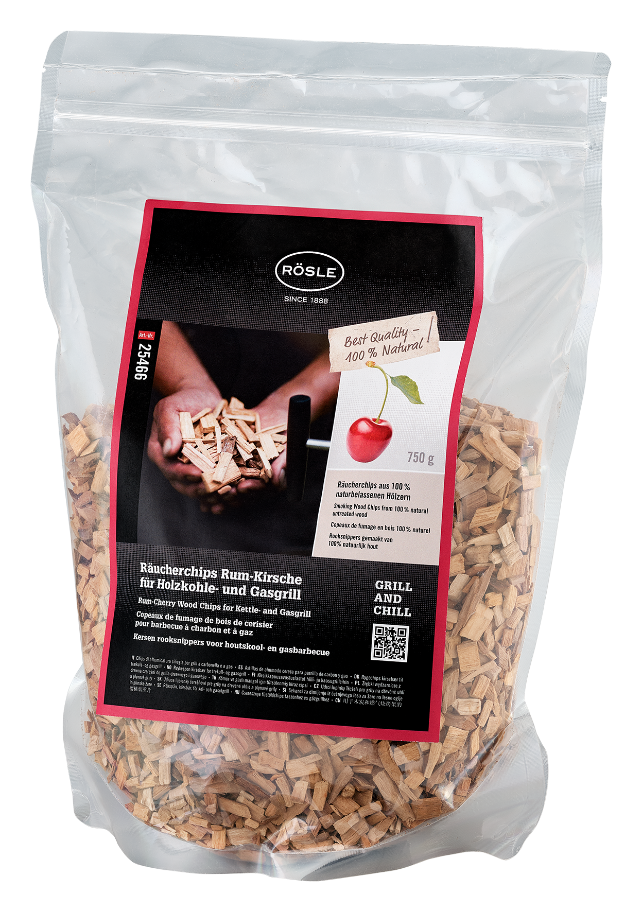 Räucherchips Rum Kirsche