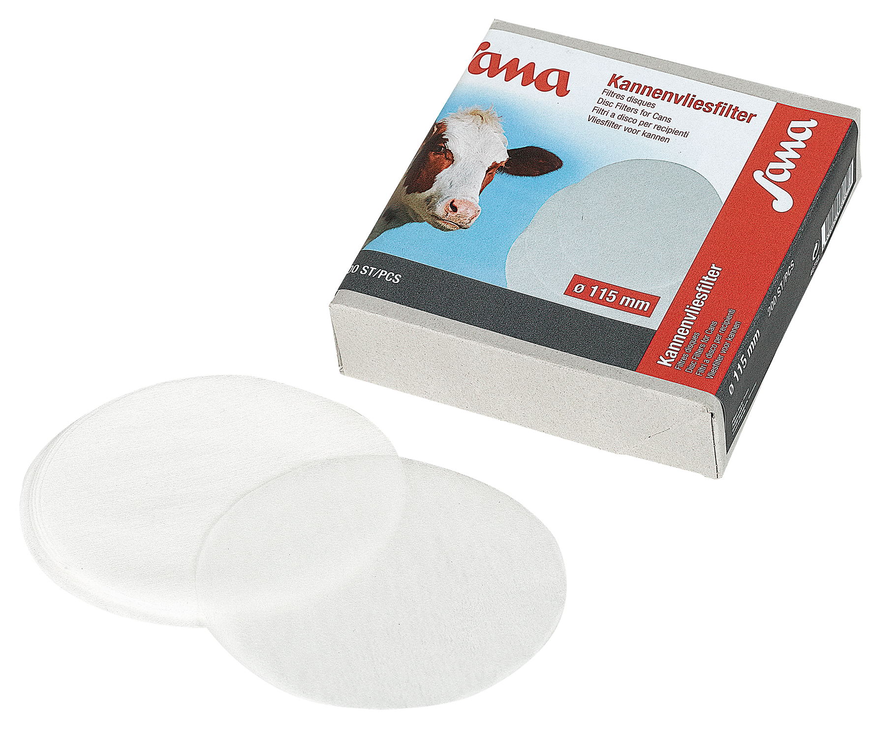 Milchfiltervlies 200St. 200mm