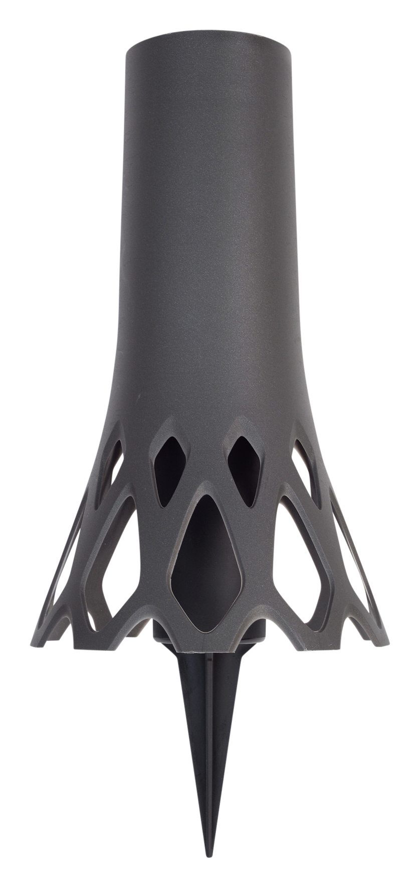 Vase m.Erdspiess anthrazit 13l