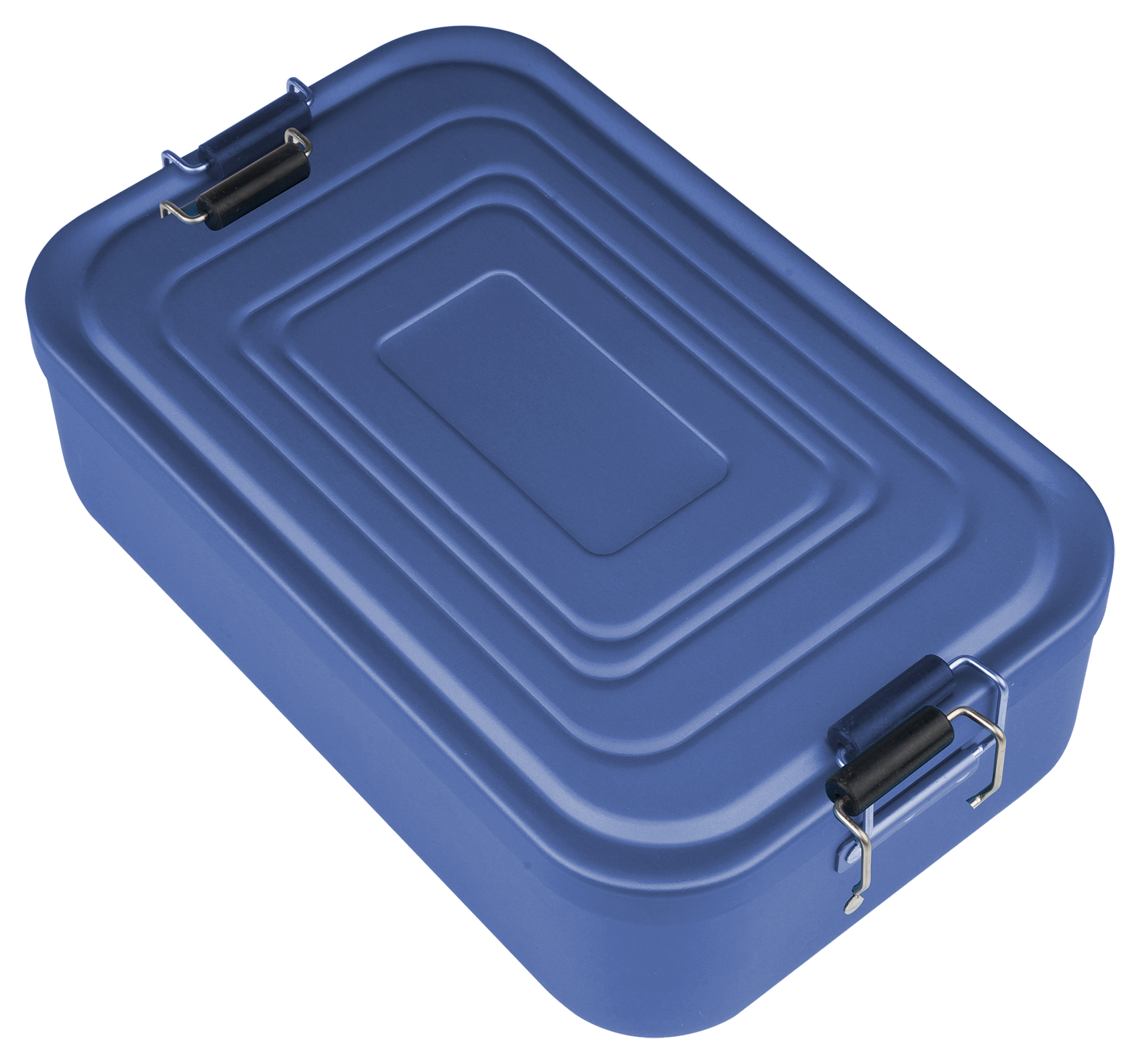 Lunchbox Alu L blau23x15x7cm