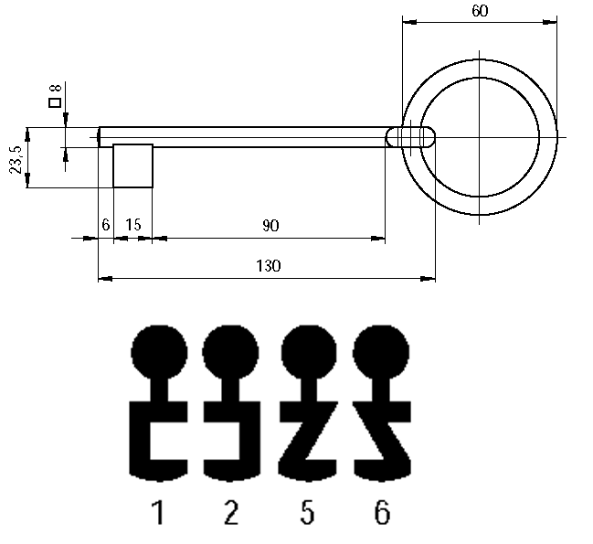 Ringschlüssel 7355 Nr. 1