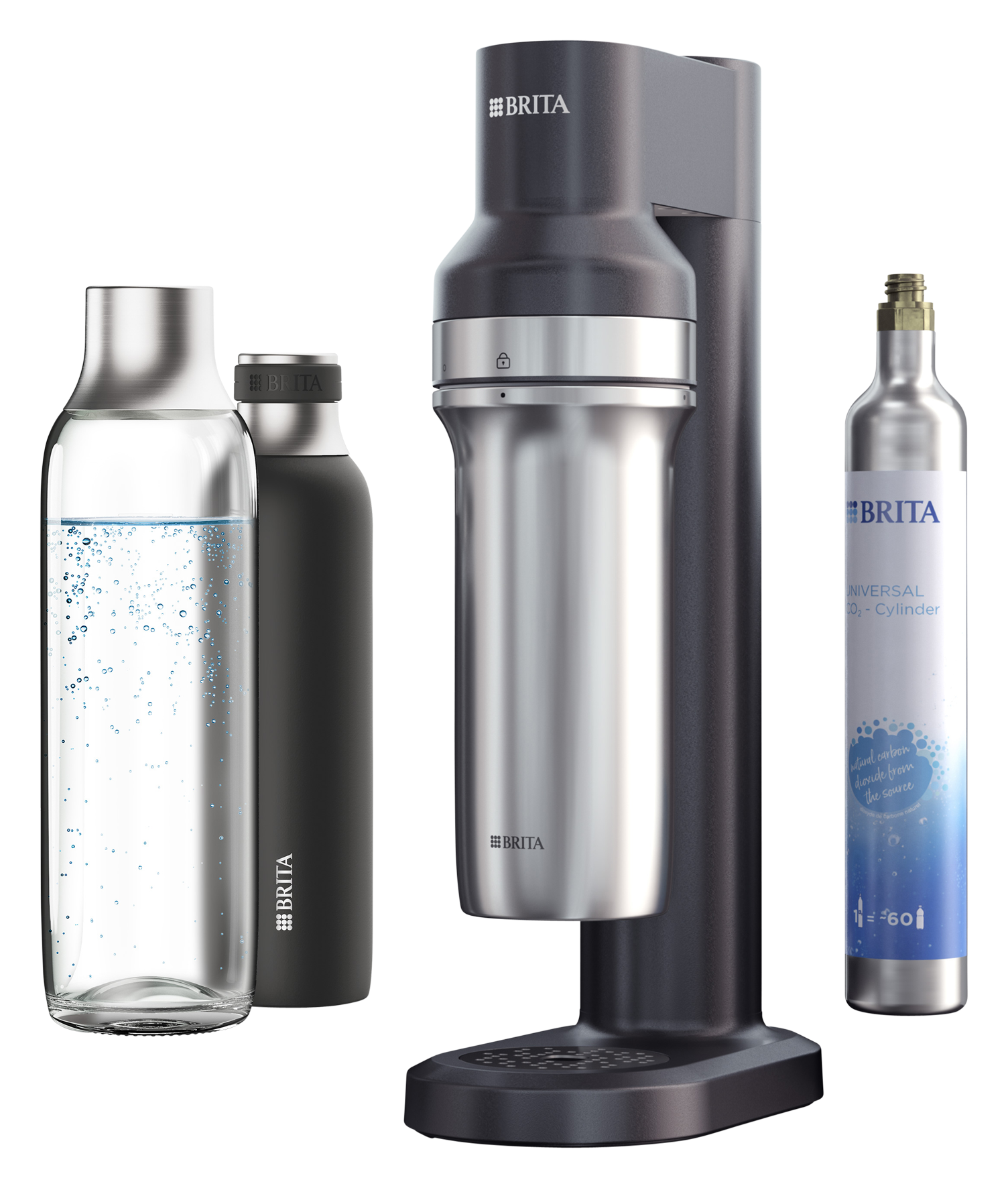 Wasserspr.SodaTRIO schwarz