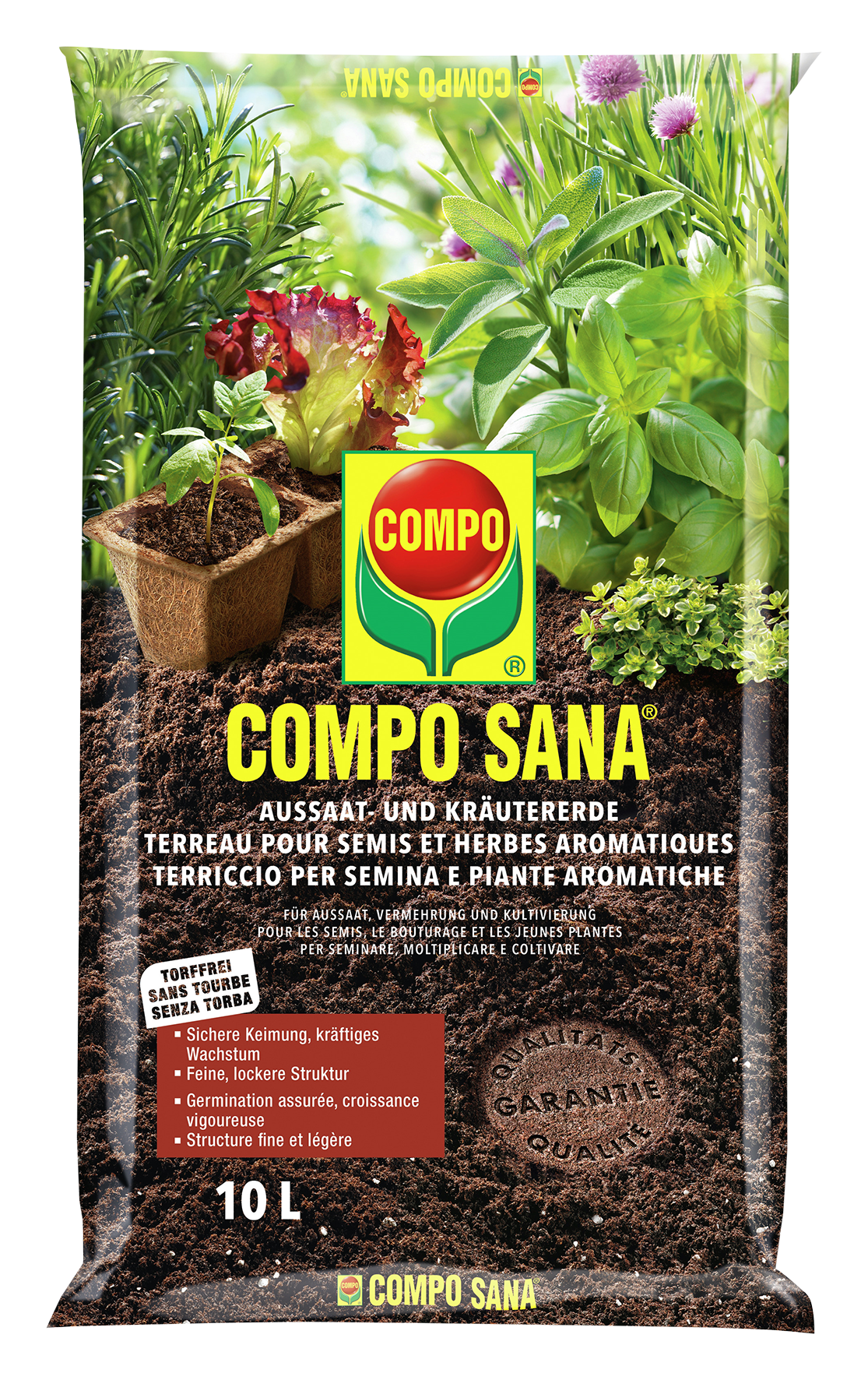 Aussaat und Kräutererde 10l