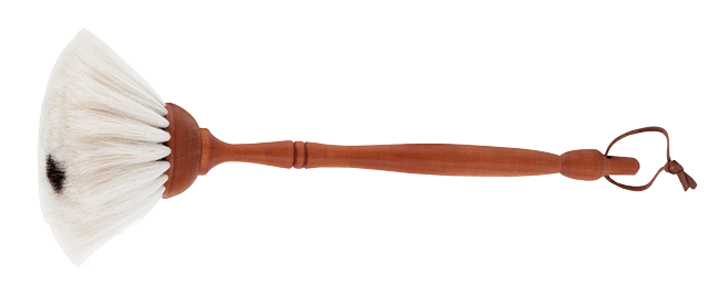Staubwedel Ziegenhaar weiss