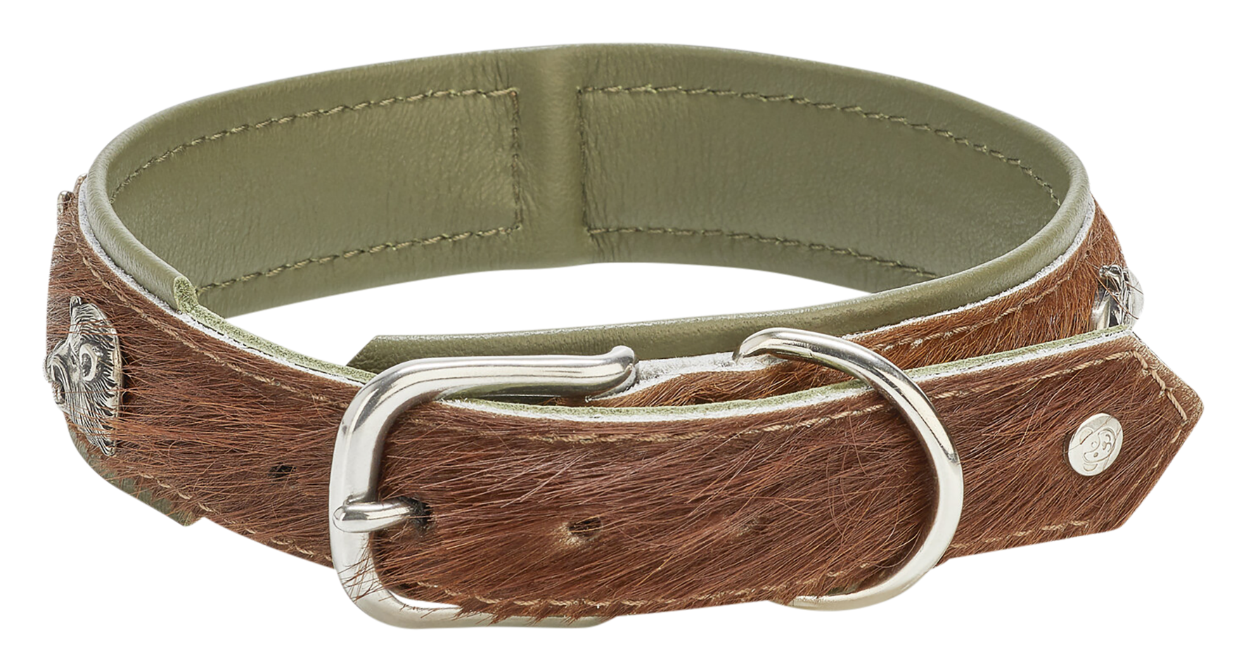 Halsband Bavaria braun-gn XS