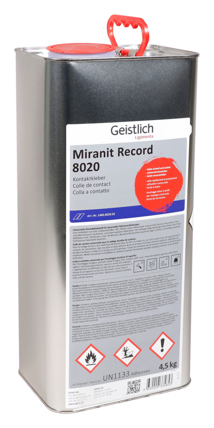 Kleber Miranit Record 4.5 kg