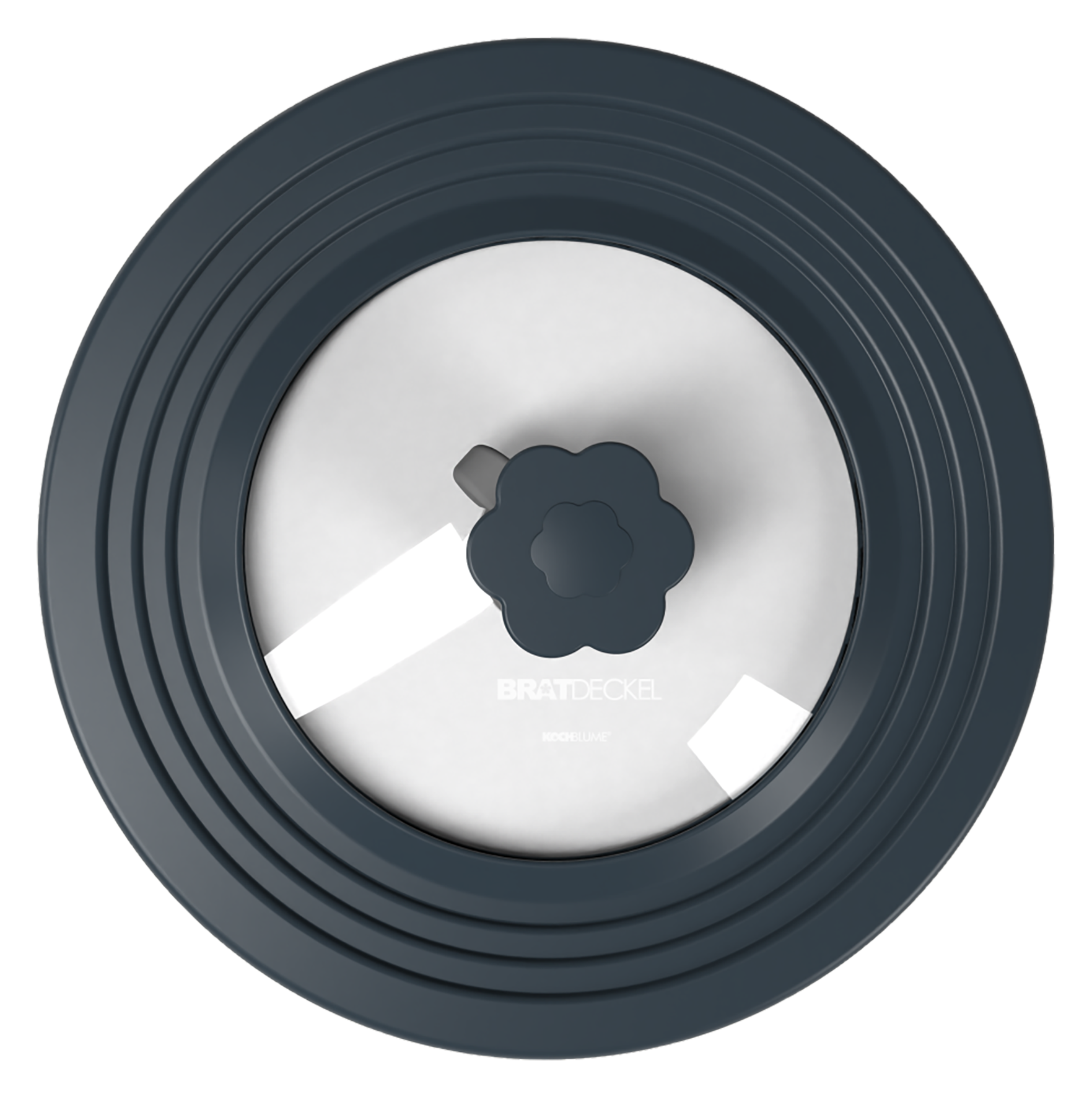 Bratdeckel ø 22-28cm anthrazit