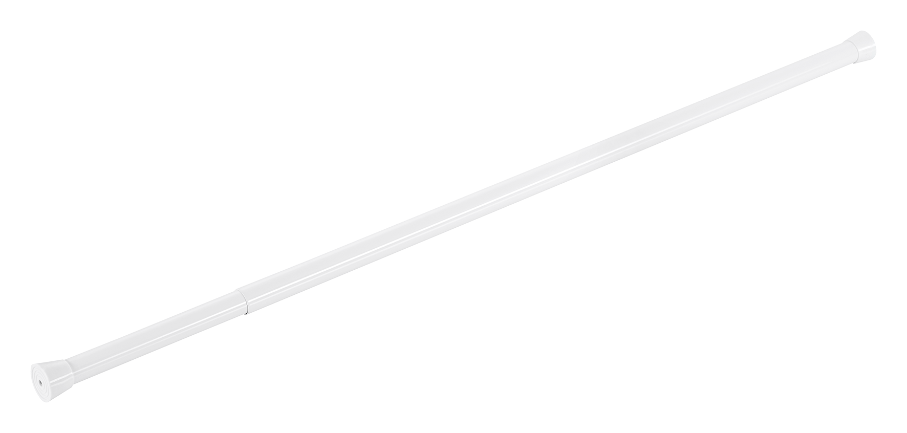 Duschvorhangst.weiss 75-130cm