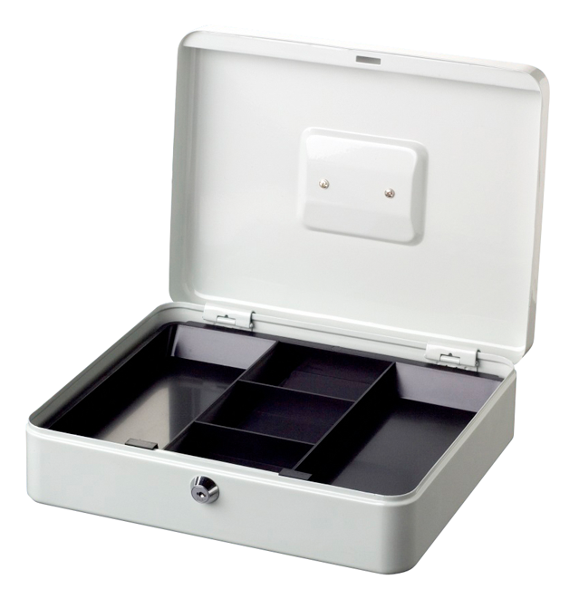 Geldkassette Money weiss m/2S