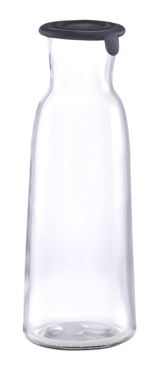 Glaskaraffe mit Deckel 1 l