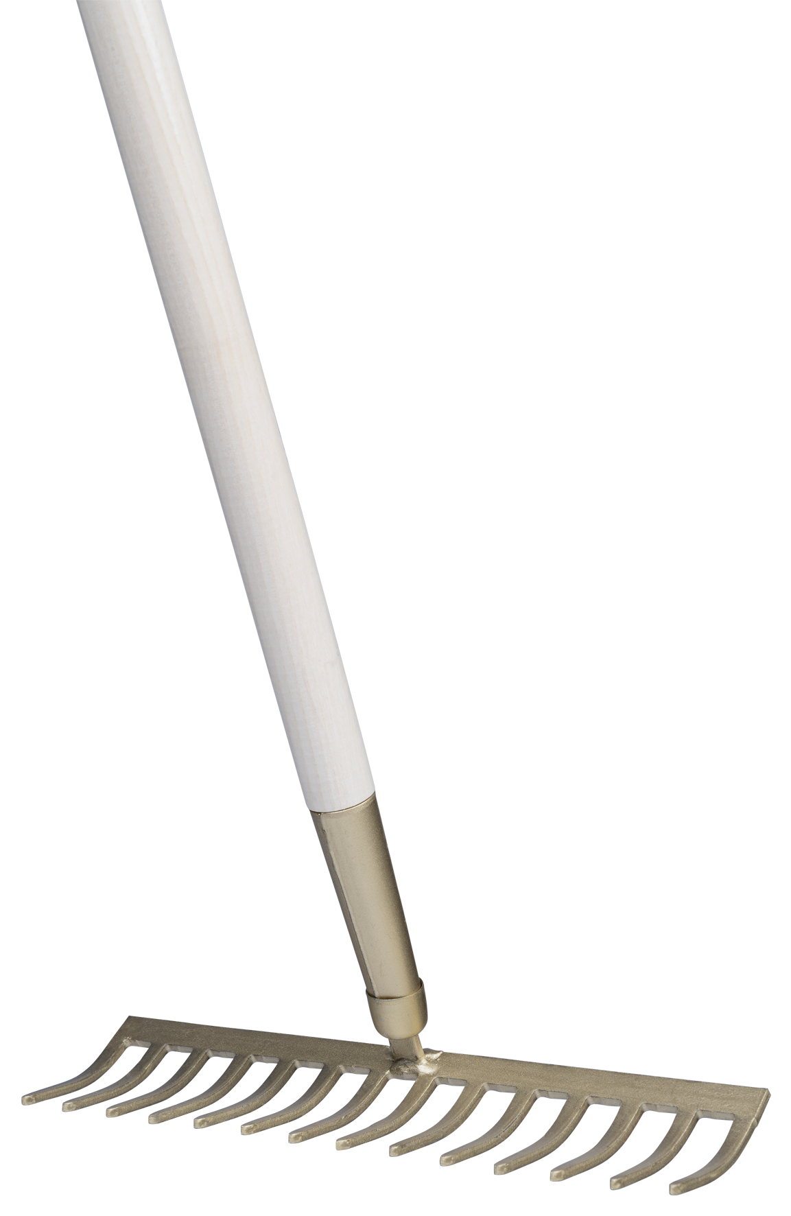 Gartenrechen 14 Zinken gebogen