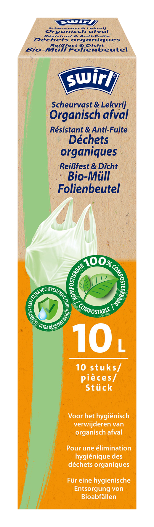 Folienbeutel Bio Müll 10l
