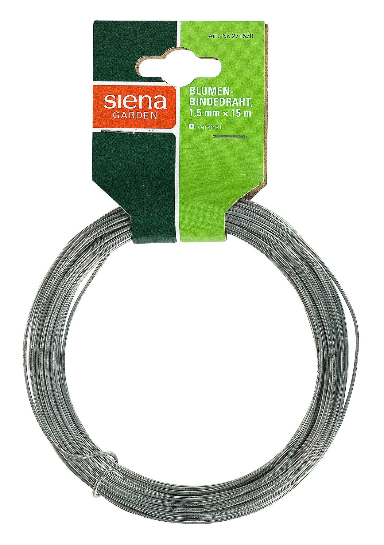 Blumendraht verz. 15 m ø 1.5 mm