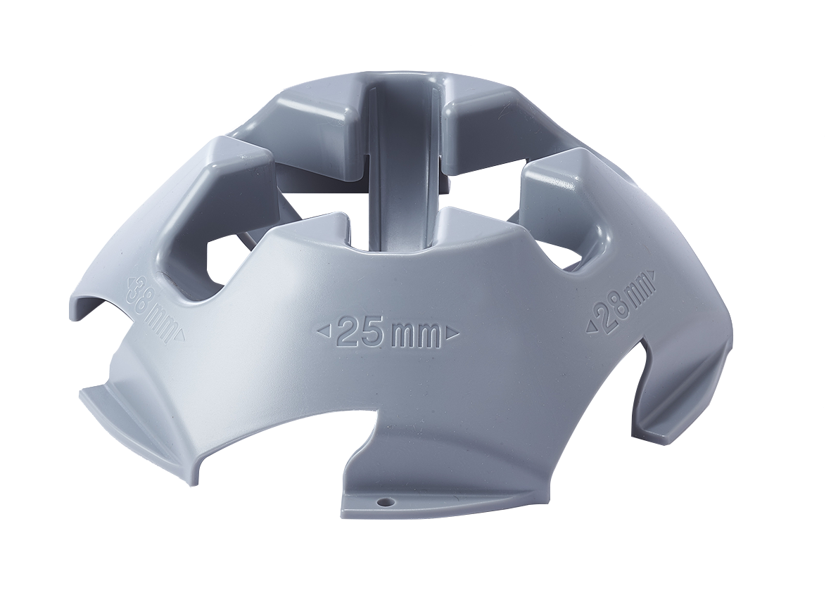 Bodenhalter f. Tretroller grau