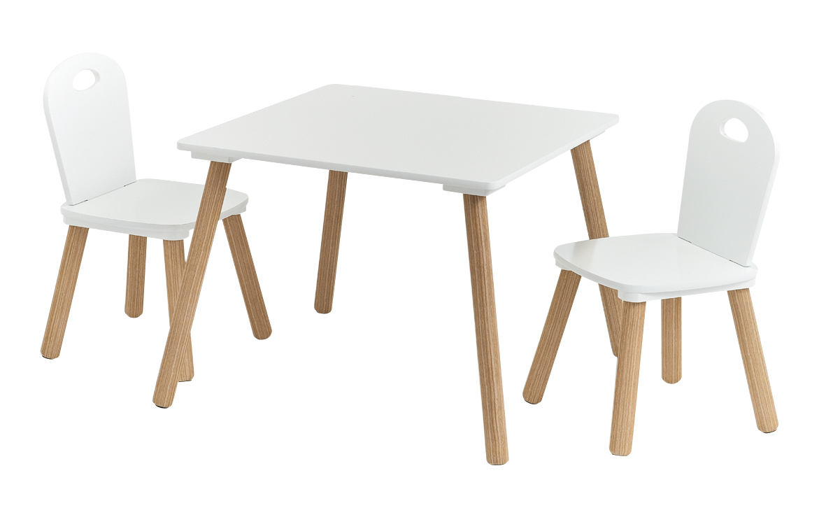 Sitzgarnitur Kinder 3tl. weiss