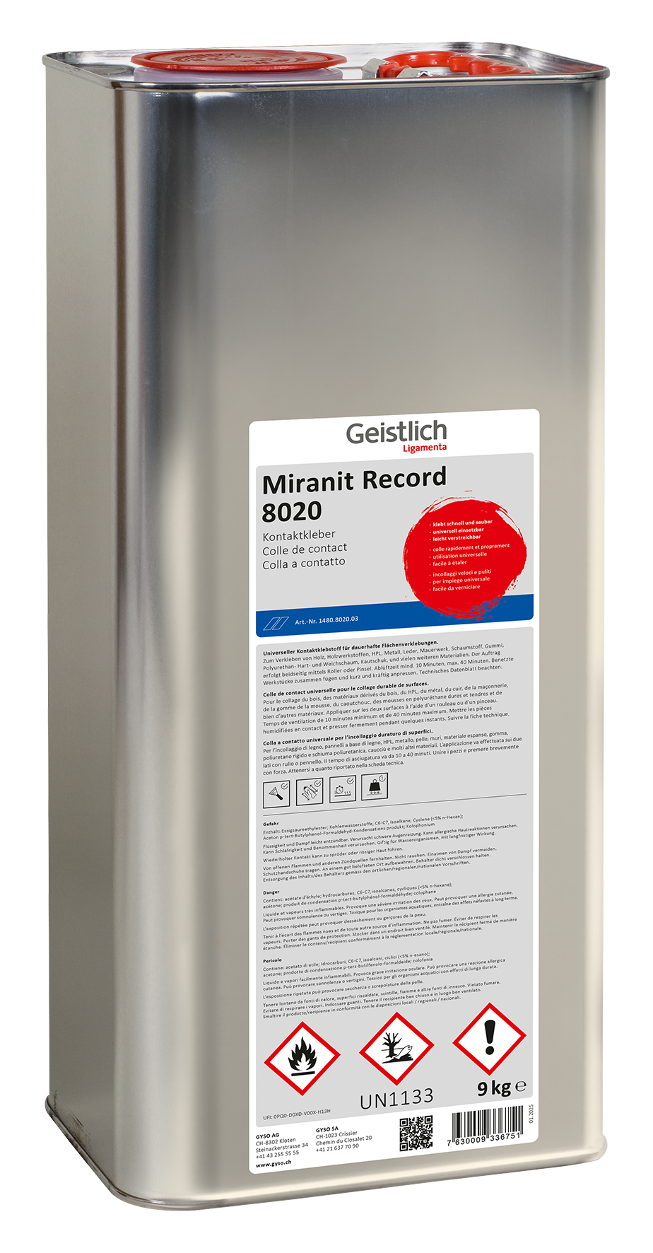 Kleber Miranit Record 9.0 kg