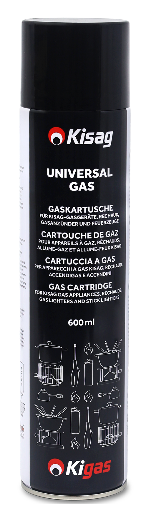 Gas Nachfülldose 600ml