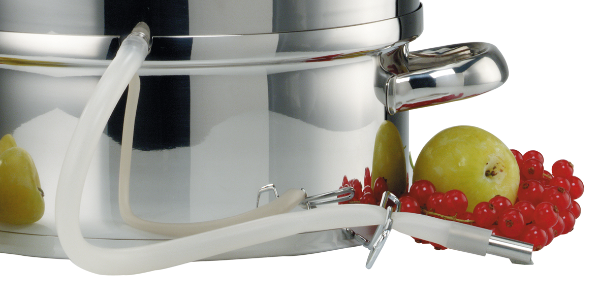 Schlauchgarn.z Entsafter