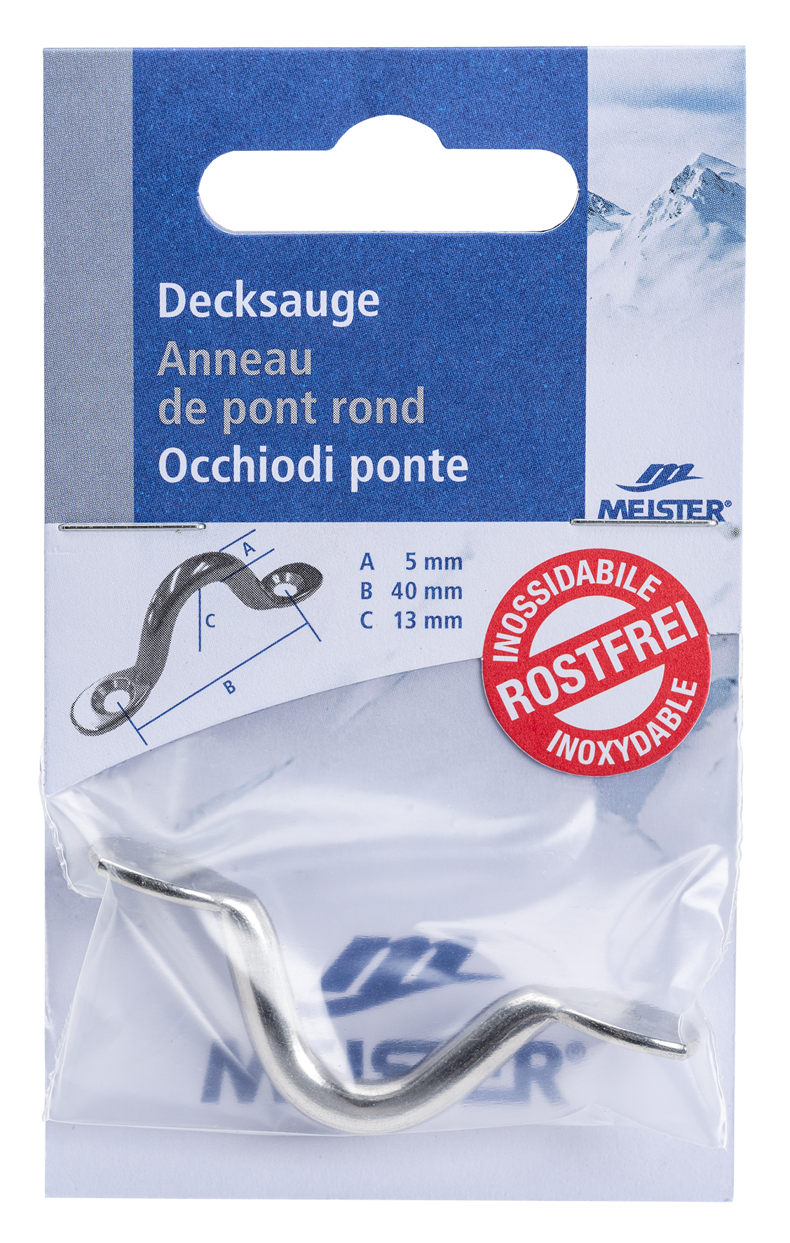 Decksauge 5x40 mm inox