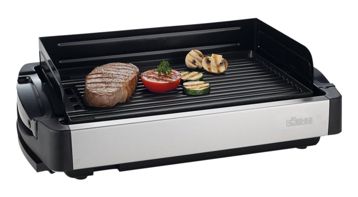 Tischgrill mit Wendeplatte