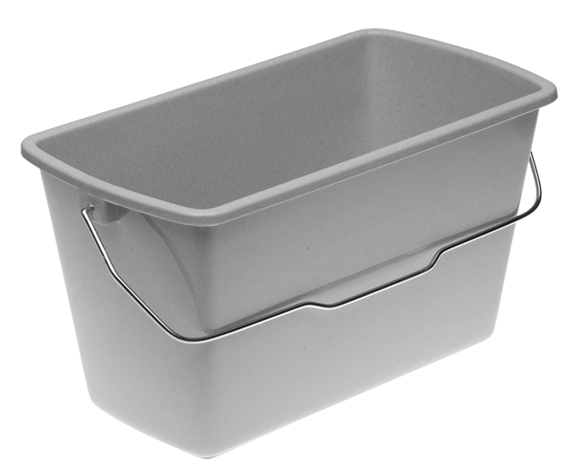 Eimer eckig grau Granit 13 l