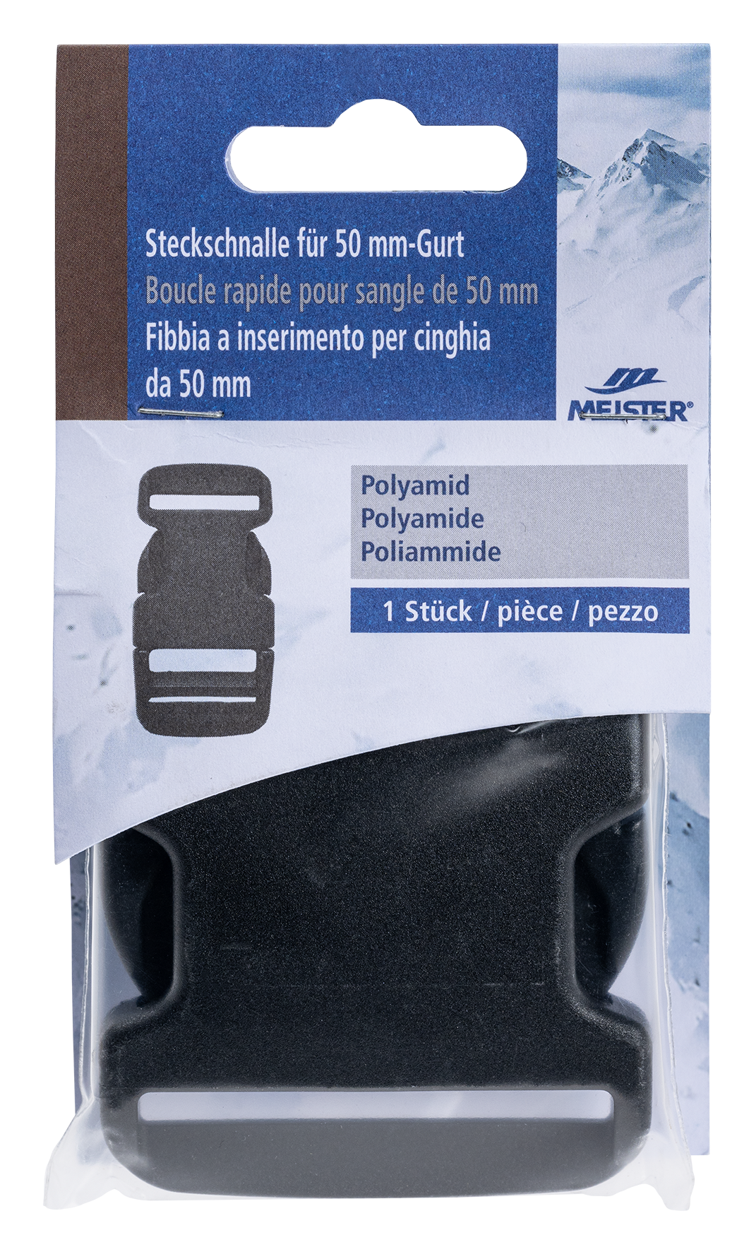 Steckschnalle 50 mm PA