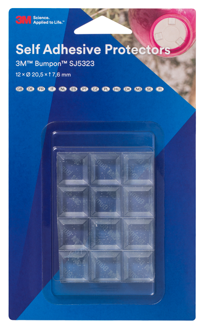 Schutzp.Bum. 20.5mm 12Stk.tran