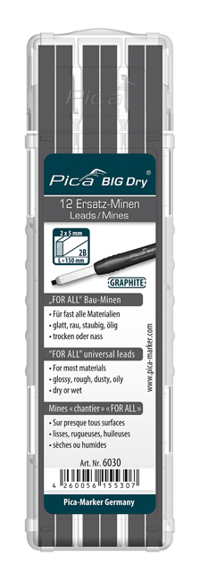 Ersatzminen Big Dry Graphit