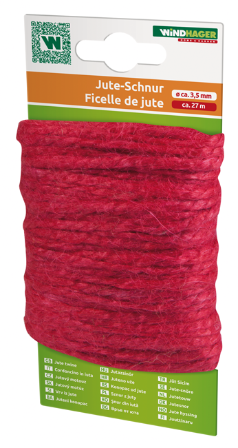 Jute Dekoschnur 27m ø 3.5mm
