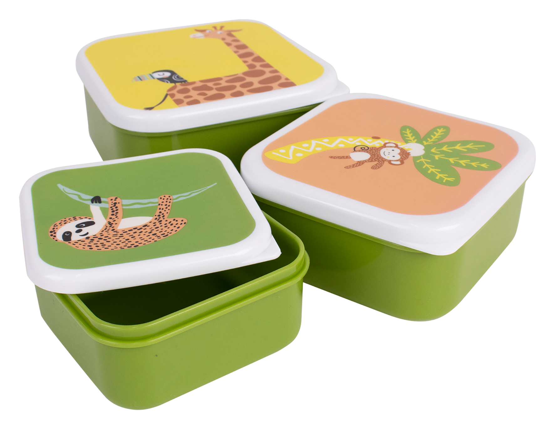 Snackbox Set 3-tlg. Jungle