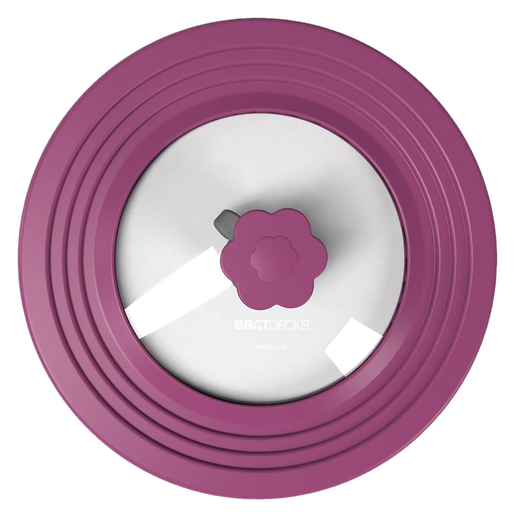 Bratdeckel L ø 31 cm lila