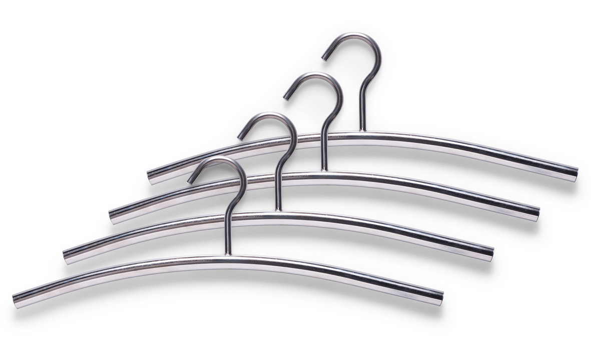 Kleiderbügel Inox 4St. 43.5cm