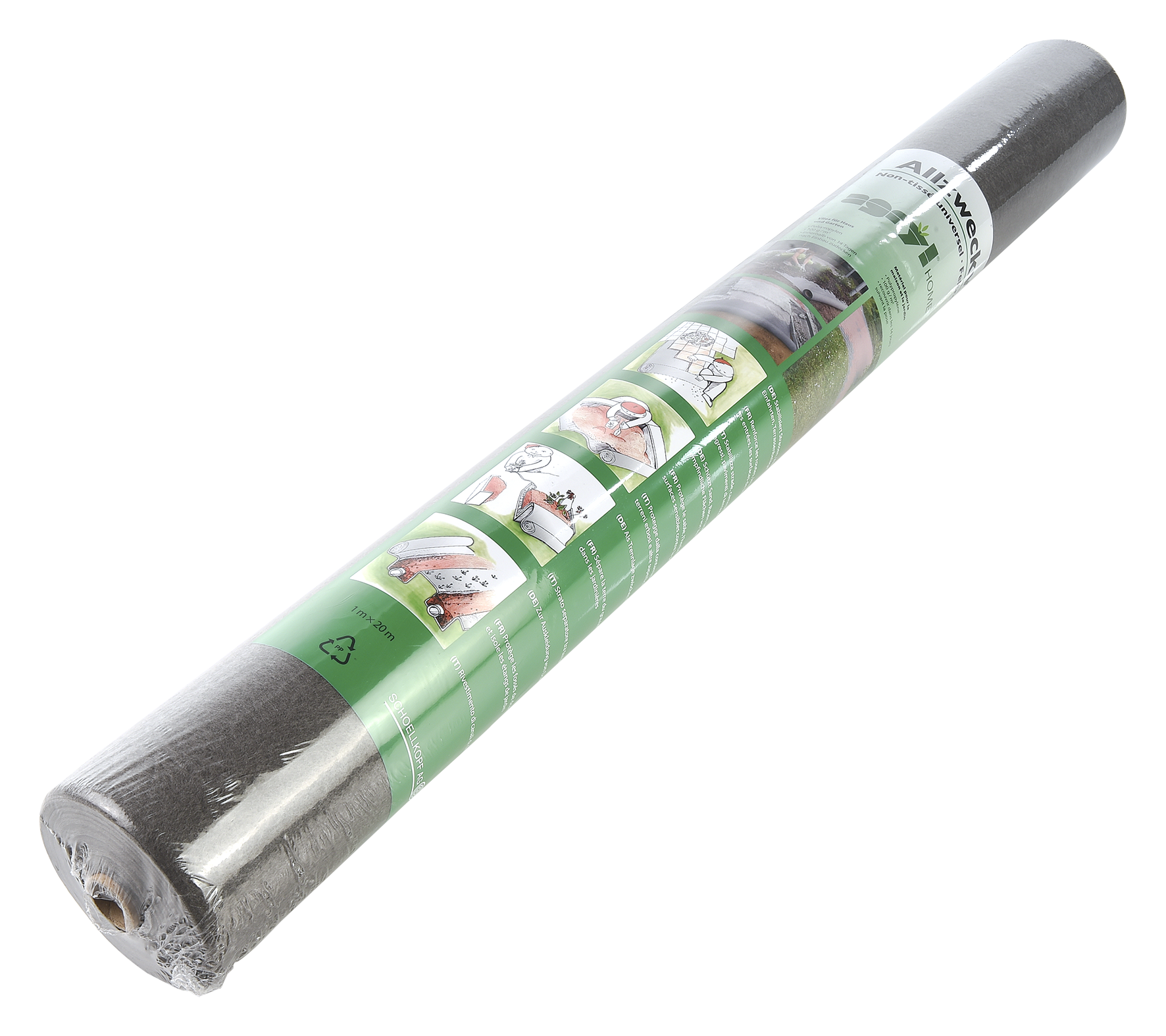 Allzweckvlies 1x20 m grau